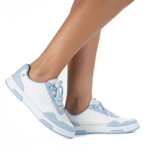 Tênis Kolosh  Casual Branco e Azul