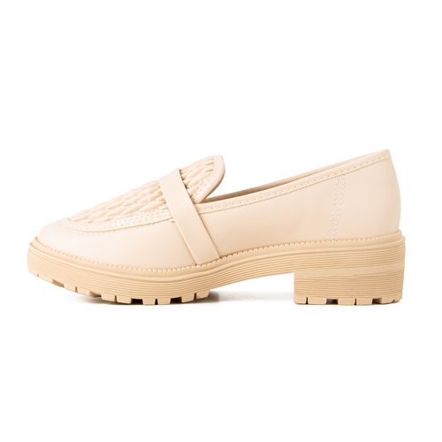 Sapato Dakota  Loafer Tratorado Bege