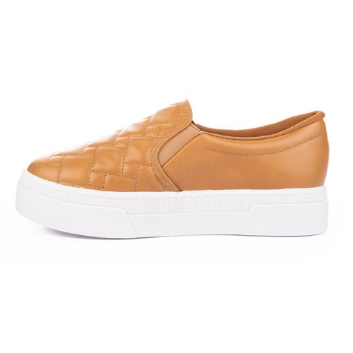 Tênis Dakota  Slip On Flatform Caramelo