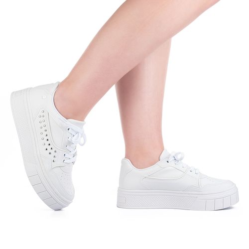 Tênis Tanara  Flatform Branco