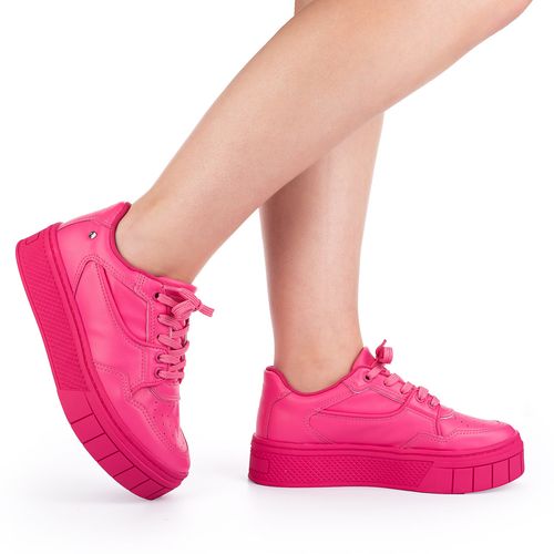 Tênis Tanara  Flatform Rosa