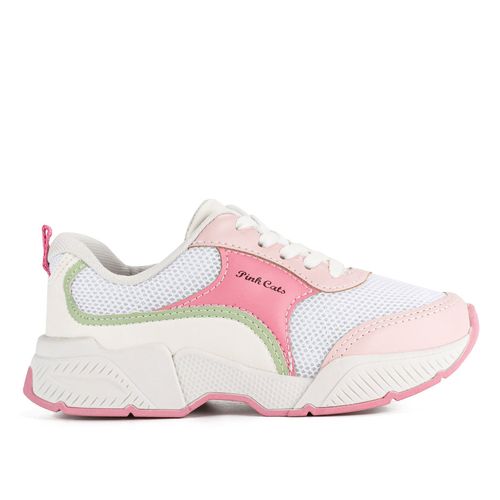 Dad Sneaker  Pink Cats Infantil Colorido