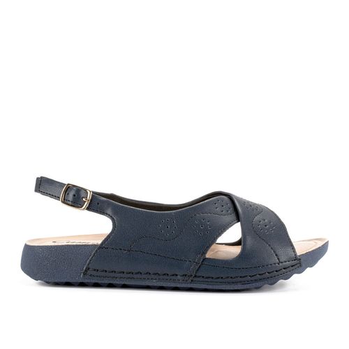 Sandália Campesí  Flatform Azul Marinho