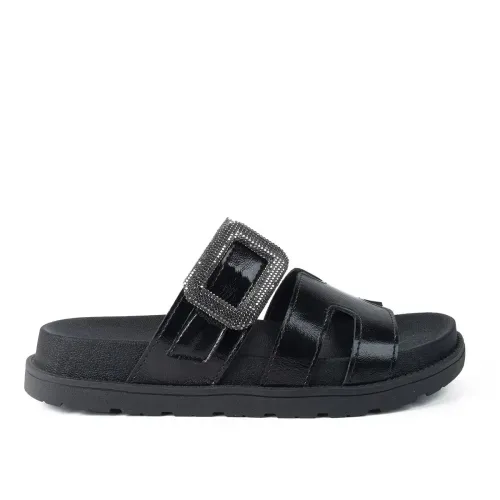 Slide Dakota  Flatform Preto