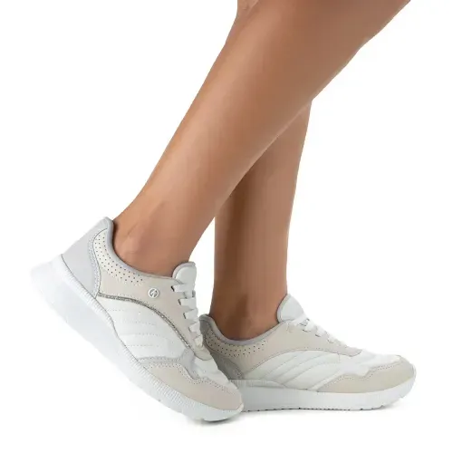 Tênis Kolosh  Jogging Bege Claro