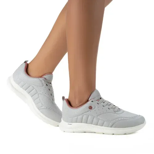 Tênis Kolosh  Esportivo Feminino Cinza