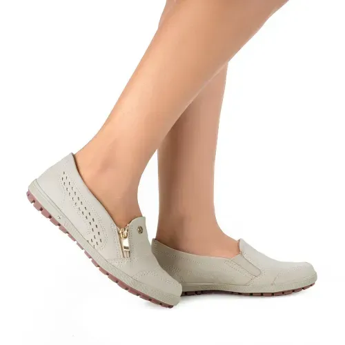 Tênis Kolosh  Slip On Bege