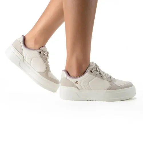 Tênis Kolosh  Flatform Bege