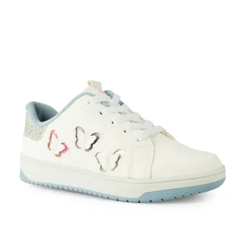 Tênis Pink Cats Infantil Casual Branco e Azul