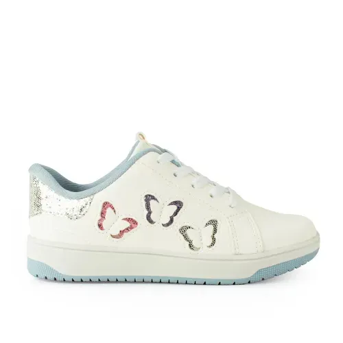 Tênis Pink Cats Infantil Casual Branco e Azul