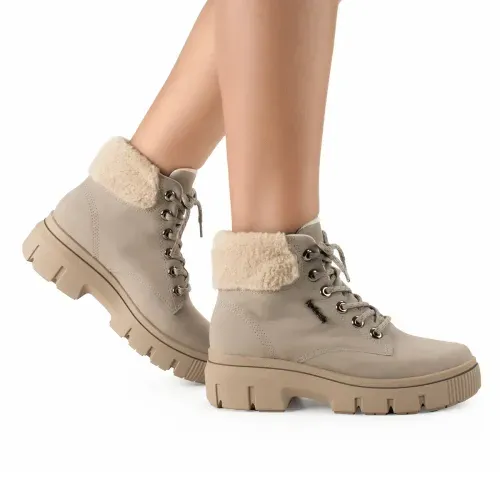 Bota Coturno Kolosh Cinza