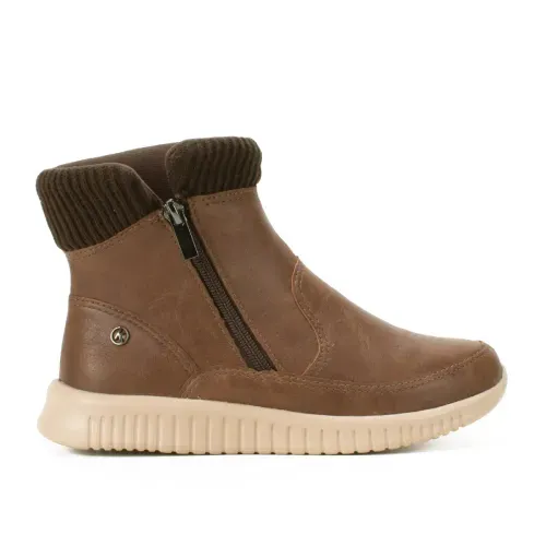 Bota Kolosh de Cano Curto Marrom