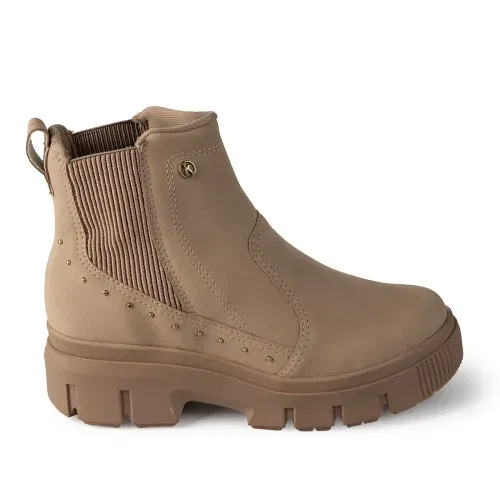 Bota Kolosh de Cano Curto Tratorada Marrom
