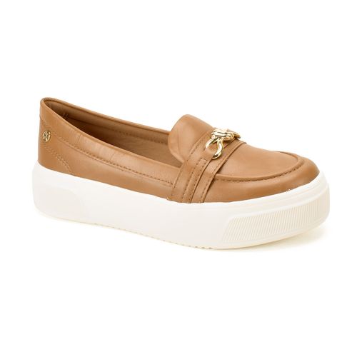 Tênis Kolosh Slip On Flatform Caramelo