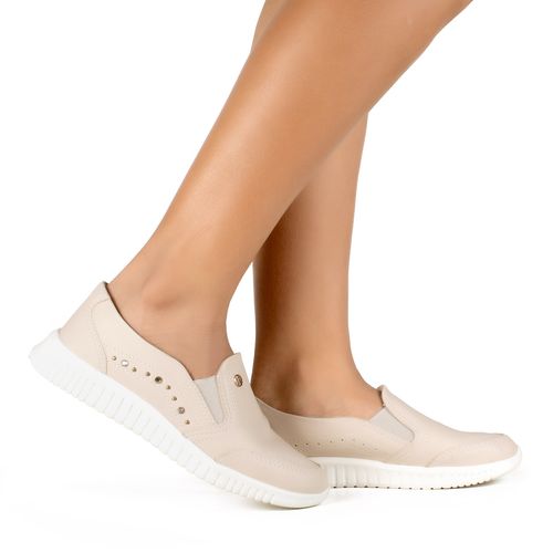 Tênis Kolosh Slip On Bege