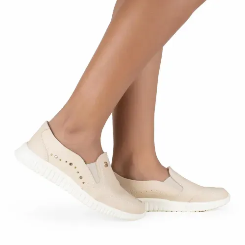 Tênis Kolosh Slip On Bege