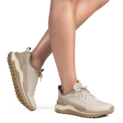 Tênis Kolosh Esportivo Feminino Trail Cinza